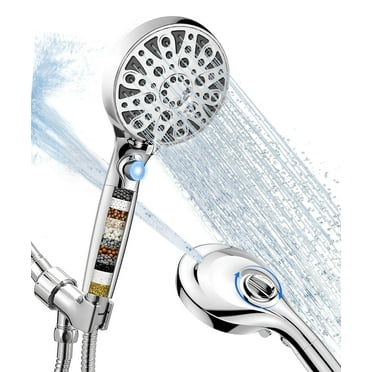 Hodvit Handheld Filtered Shower Head, 10 Spray Modes High Pressure Shower Head with Pause Function, New