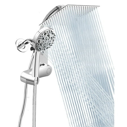 Hodvit High Pressure Rainfall Shower Head 10 Spray Handheld Showerhead Combo, 360° Degree Rotating Extension Arm, New