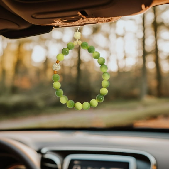 Hodwiequ Car Pendant Accessories Men'S And Women'S Mobile Phone Chains Car Hanging Accessories Green Free Size