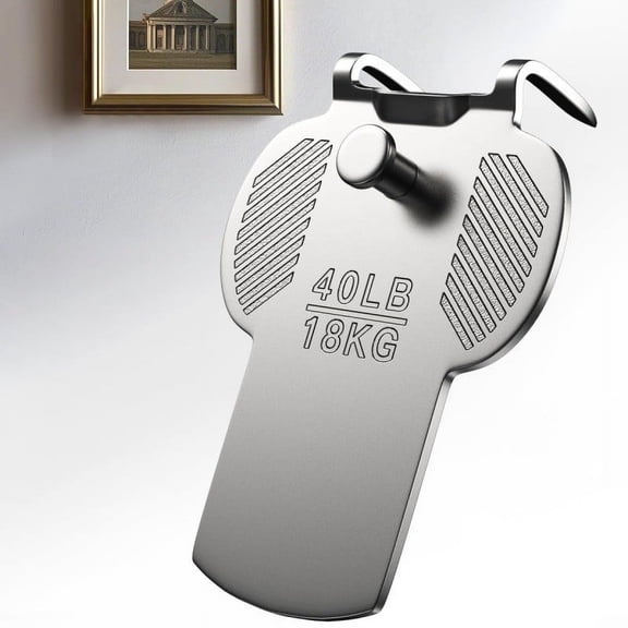 Hodwiequ Drywall Picture Hanging Hooks Claw: 40Lb Large Wall Picture Frame Hangers - Art Hanging No Damage Heavy Duty Mirror Photo Poster Painting Hanger Hardware Kit - Claw For Decor Room