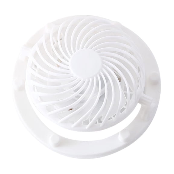 Hodwiequ Solar Fan Cap Rotating Removable Fan Accessories Solar Fan Accessories White