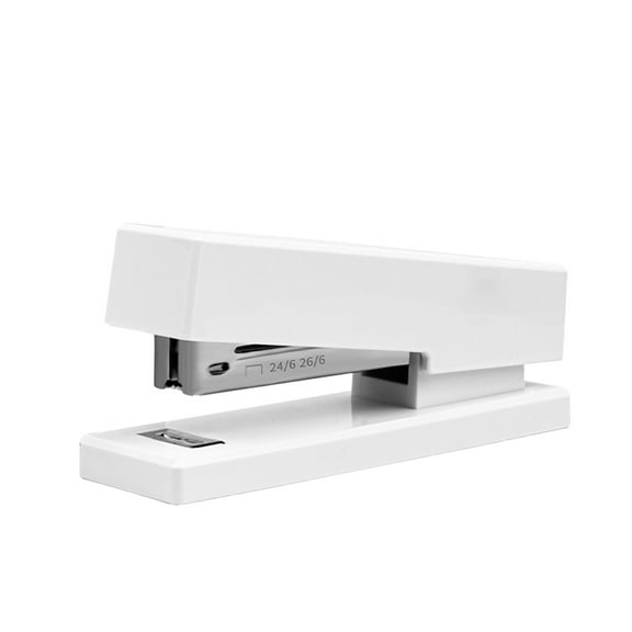 Hodwiequ Student Effortless Stapler Large Standard Handheld Small Multi Functional Stapler White