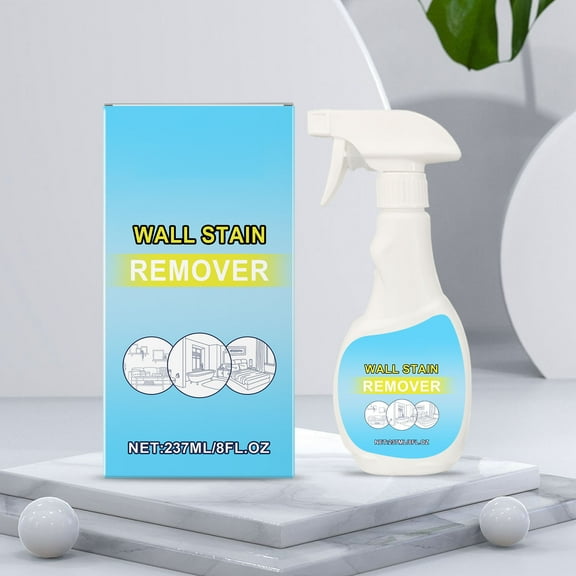 Hodwiequ &nbsp;Painted Wall Cleaner Spray, Multipurpose For Walls, Ceilings, And Baseboards, Removes Dirt, Dust, Odor, Stains, Healthier Home 5-Minute Cleanwalls 4-In-1 As Shown Free Size