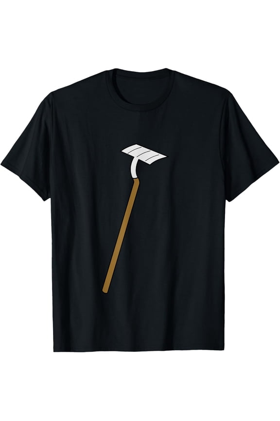 Hoe Costume Funny Joke T-Shirt men and women can wear, black, white, gifts