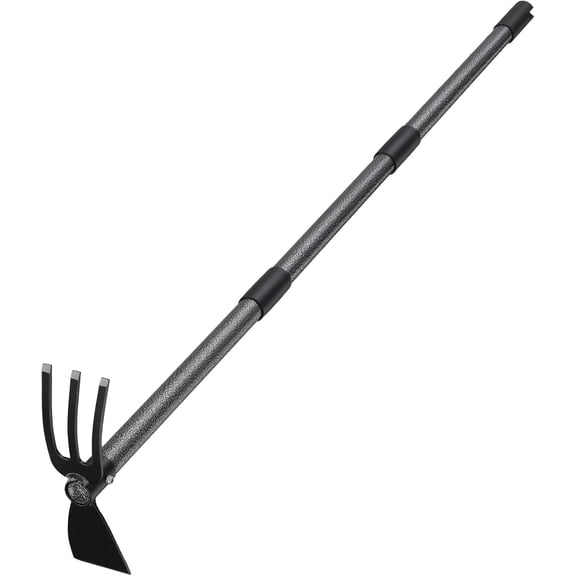 Hoe Garden Tool, 45 Inch Long Handle for Weeding, Cultivator 2 in 1 Hand Tools Gardening Planting