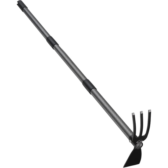 Hoe Garden Tool, 45 Inch Long Handle for Weeding, Cultivator 2 in 1 Hand Tools Gardening Planting