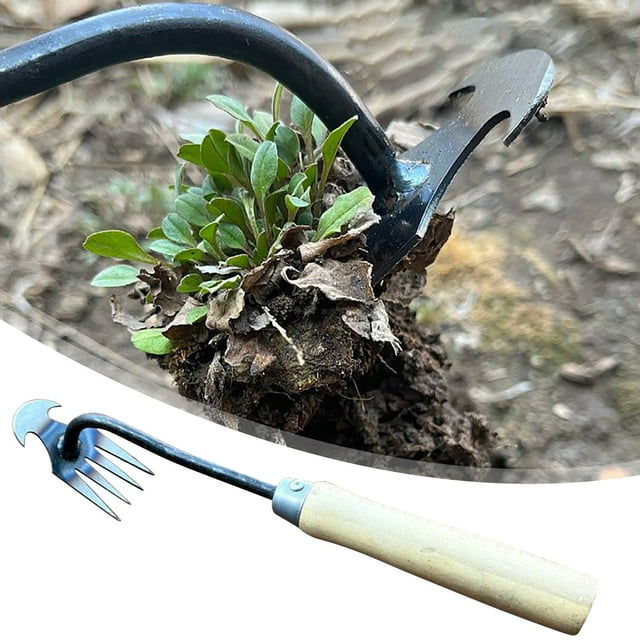 Hoe Weeding Artifact Rooting Weeding Tools Gardening Weeding Rake Steel