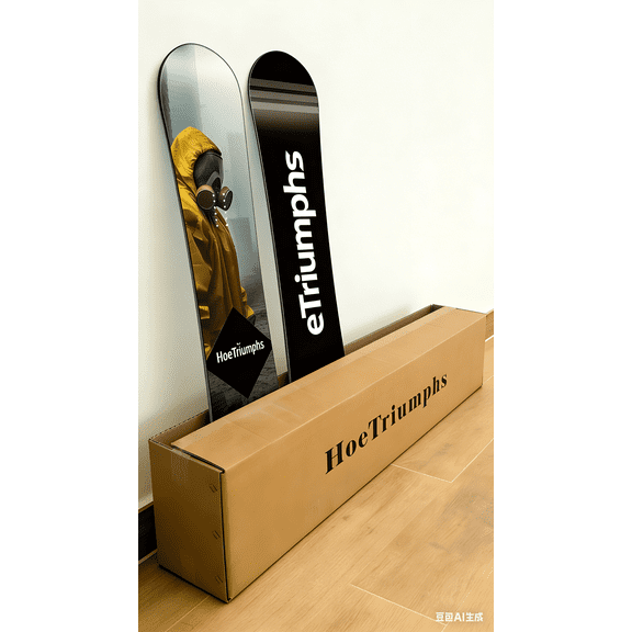 HoeTriumphs Snowboard , Carbon Reinforcement, Playful & Durable Park Board for All Riders