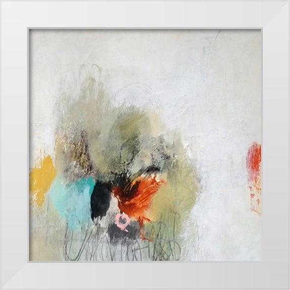 Hoeft, Nicole 15x15 White Modern Wood Framed Museum Art Print Titled - Push Away