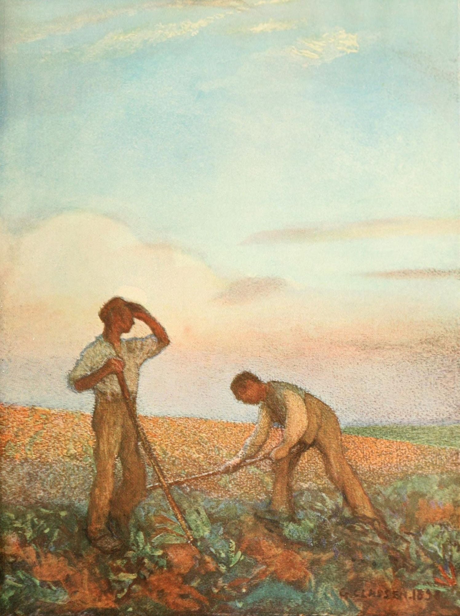 Hoeing History of Painting 1900 Canvas Art - George Clausen (24 x 36)