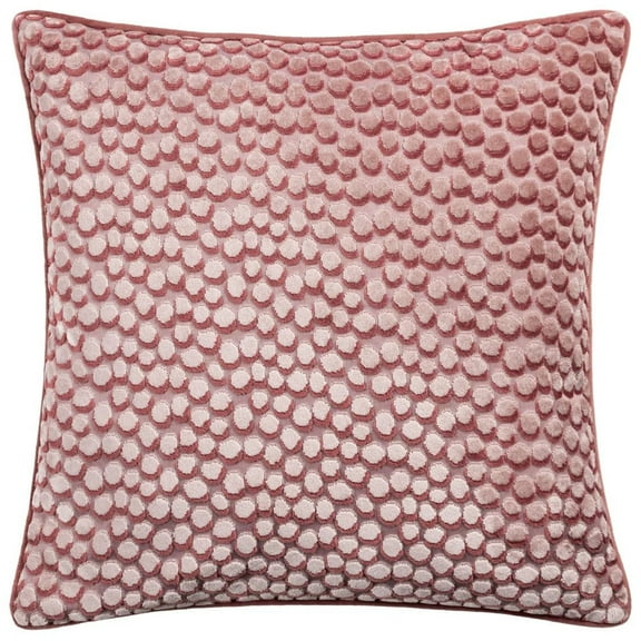Hoem Lanzo Piped Velvet Cut Throw Pillow Cover