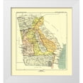 thumbnail image 1 of Hoen 12x13 White Modern Wood Framed Museum Art Print Titled - Georgia - Hoen 1896, 1 of 4