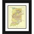 thumbnail image 1 of Hoen 12x14 Black Ornate Wood Framed with Double Matting Museum Art Print Titled - Indiana - Hoen 1896, 1 of 4