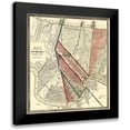 thumbnail image 1 of Hoen 15x16 Black Modern Framed Museum Art Print Titled - New Orleans Louisiana - Hoen 1861, 1 of 5