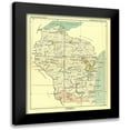 thumbnail image 1 of Hoen 15x16 Black Modern Framed Museum Art Print Titled - Wisconsin - Hoen 1896, 1 of 5