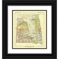 thumbnail image 1 of Hoen 20x22 Black Ornate Wood Framed with Double Matting Museum Art Print Titled - North and South Dakota - Bismarck - Hoen 1896, 1 of 4