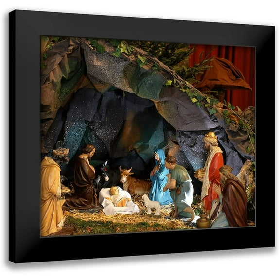 Hoenderkamp, Patrick 13x12 Black Modern Framed Museum Art Print Titled - nativity scene