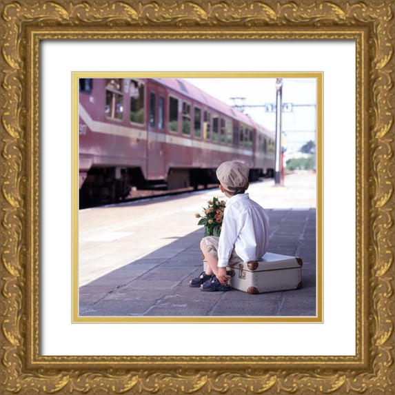 Hoenderkamp, Patrick 20x20 Gold Ornate Wood Framed with Double Matting Museum Art Print Titled - Goodbye