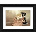thumbnail image 1 of Hoenderkamp, Patrick 32x22 Black Ornate Wood Framed with Double Matting Museum Art Print Titled - Brother and sister, 1 of 4