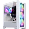 thumbnail image 1 of Hoengager Apollo Gaming PC AMD Ryzen 5 5600GT 3.6GHz, RX 6600 8GB , 2TB SSD, 32GB DDR4 RAM ,AC Wi-Fi &Bluetooth, Windows 11 Pro Desktop-White, 1 of 7