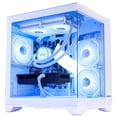 thumbnail image 1 of Hoengager Gaming PC -AMD Ryzen 5 5500 3.6 GHz-RX 6500 XT 4GB -32GB DDR4 RAM -1TB PCIe SSD -240 Liquid CoolerReady -RGB Fans-Windows 11Prebuilt Tower, 1 of 8