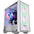 thumbnail image 1 of Hoengager Gaming PC AMD Ryzen 5 5600GT 3.6GHz, RTX 3050 6G , 3TB SSD, 32GB DDR4 RAM ,AC Wi-Fi &Bluetooth, Windows 11 Pro Desktop-White, 1 of 7