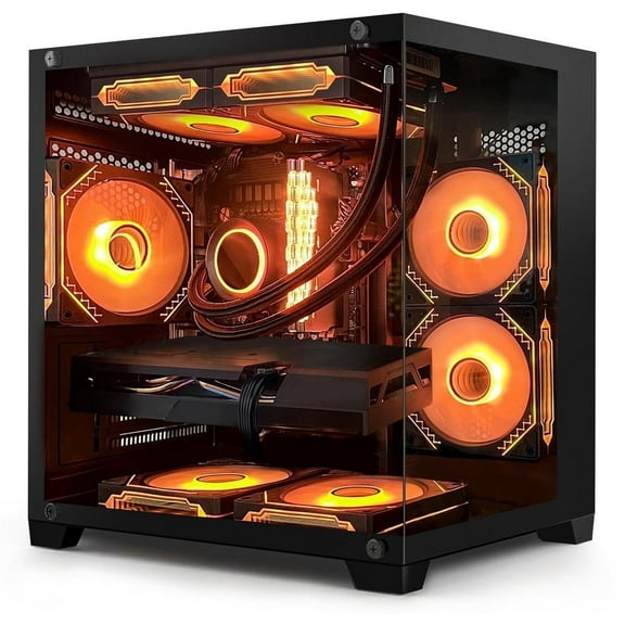 Hoengager Gaming PC Intel Core i5 13400F 2.5 GHz, RTX 5060 8GB, 16GB DDR4 RAM 3200MHz,1TB PCIe SSD, WIFI, Bluetooth Windows 11 Desktop