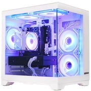 Hoengager King Gaming PC -AMD Ryzen 5 5600, Radeon RX 6600M 8GB, 16GB DDR4 ,1TB PCIe SSD ,ARGB Software , Wi-Fi&BT, Windows 11 Prebuilt PC-White
