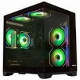 thumbnail image 1 of Hoengager King Gaming PC- AMD Ryzen 5 5600X 6-Core 3.7 GHz,Radeon RX 6500 XT 4GB, 16GB DDR4 RAM ,1TB PCIe and 2TB SSD ,RGB FAN, Windows 11 Prebuilt PC, 1 of 9
