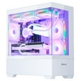 thumbnail image 1 of Hoengager Ocean Park Gaming PC-AMD Ryzen 7 5700X3D 8-Core 3.0 GHz AMD 3D V-Cache- GeForce RTX 4060 Ti 8G - 16GB DDR4 3200MHz - 1TB PCIe +2TB SATA SSD -Bluetooth, WIFI, HDMI- Windows 11 Pro Desktop, 1 of 8