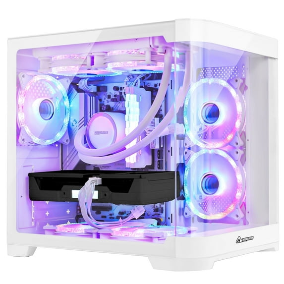 Hoengager Gaming PC- AMD Ryzen 5 5600X 6-Core 3.7GHz- GeForce RTX 3060- 32GB DDR4 RAM- 1T M.2 SSD- WIFI and Bluetooth -240 Liquid Cooler- Windows 11