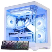Hoengager RTX 5070 12GB Gaming PC Desktop - AMD Ryzen 7 5700X 3.4 GHz, 32GB DDR4 RAM, 1TB PCIe SSD, WiFi + BT, Windows 11 RGB Prebuilt Computer