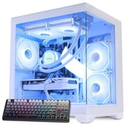 Hoengager RTX 5070 12GB Gaming PC Desktop - AMD Ryzen 7 5700X 3.4 GHz, 32GB DDR4 RAM, 1TB PCIe SSD, WiFi + BT, Windows 11 RGB Prebuilt Computer