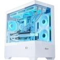 thumbnail image 1 of Hoengager Sunshine RTX 5070TI 16G Gaming PC Desktop - Intel Core i7-12700F, 16GB DDR4 RAM, 1TB PCIe +2TB SATA SSD, WiFi + BT, Windows 11 Pro -RGB Prebuilt Computer, 1 of 7