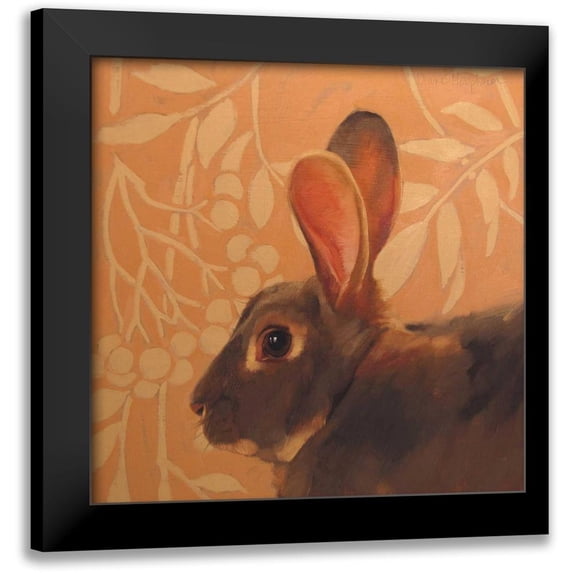 Hoeptner, Diane 15x15 Black Modern Framed Museum Art Print Titled - The Hare