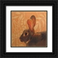 thumbnail image 1 of Hoeptner, Diane 26x26 Black Ornate Wood Framed with Double Matting Museum Art Print Titled - The Hare, 1 of 4