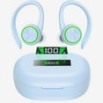 thumbnail image 1 of Wireless Earbuds, Bluetooth 5.3 Sports Headphones with Earhooks Stereo Deep Bass Noise Cancelling Earphones 48H Playtime LED Display IPX7 Waterproof Earbud with Mic Headset for Workout Running, 1 of 6