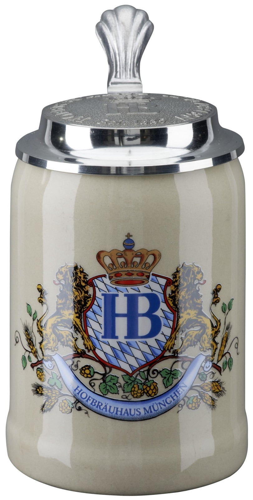 Hofbrauhaus Munchen Lion Crest Beer Stein