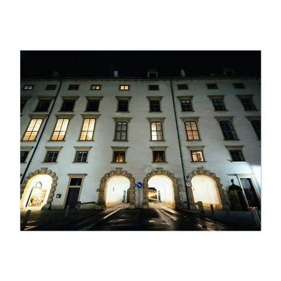 Hofburg Palace - Vienna Vienna Austria Photography Unframed Wall Art Print 5 x 7 inches