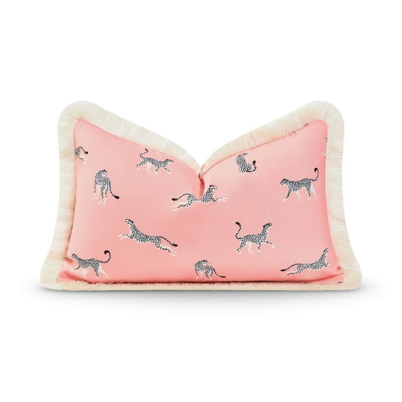 Hofdeco Premium 12" x 20" Pink umbar Pillow Cover, Water Resistant