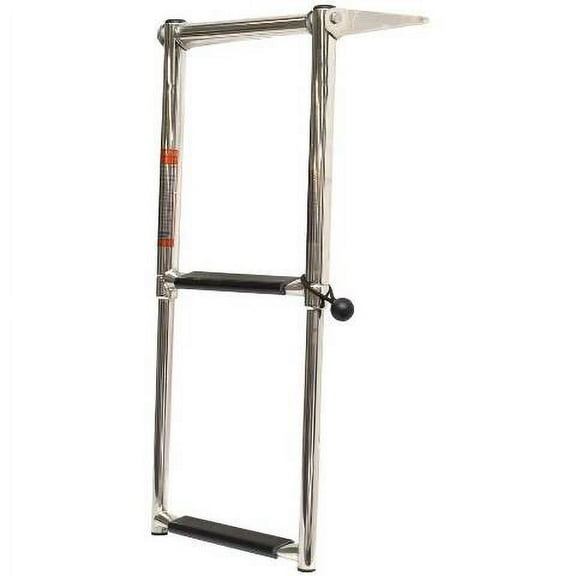 Hoffen Boat Telescoping Ladder EQ133 | 2-Step Stainless Steel