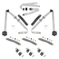 thumbnail image 1 of Hoffman 311866 3 Point Retractable Front Seat Belts with Middle 2 Point Lap Belt for Bench Seat, White, 1 of 7