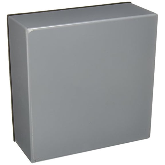 Hoffman A10104GSC Galvanized Box/Screw Cover, 10.00" x 10.00" x 4.00"