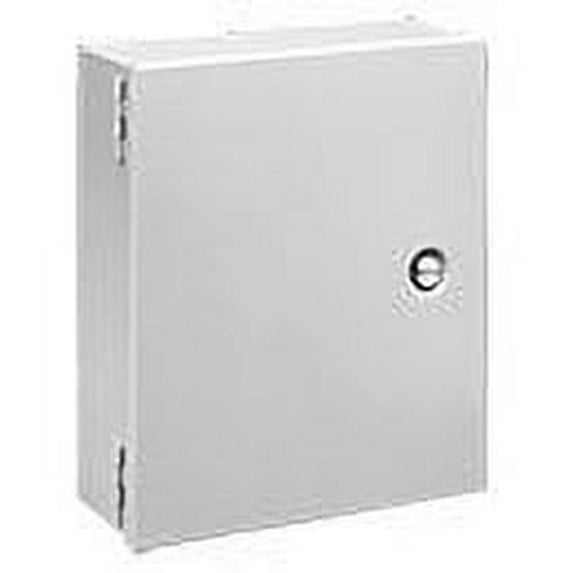 Hoffman A12N104 NEMA 1 Enclosure, Steel, Small, 12.00" x 10.00" x 4.00", Gray