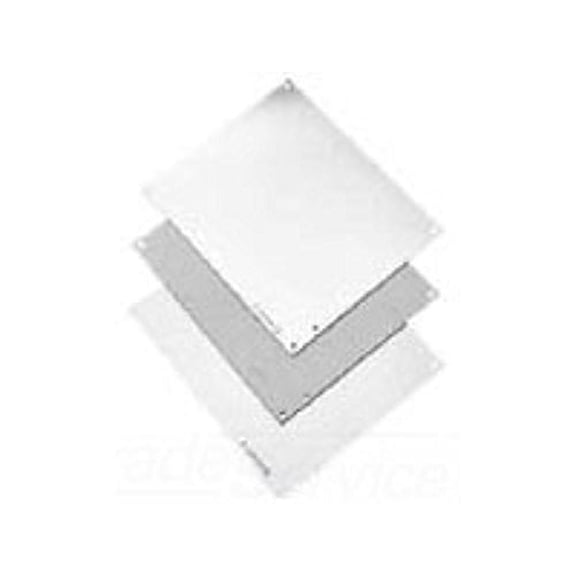 Hoffman A20P20 Panel, Steel, NEMA 12, 17.00" x 17.00", Fits 20" x 20", White