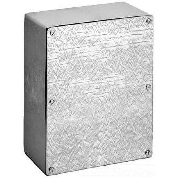 Hoffman A24246GSC Galvanized Box/Screw Cover, 24.00" x 24.00" x 6.00"