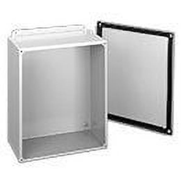 Hoffman A6044SC J Box, NEMA 12, Screw Cover, Steel, 6.00" x 4.00" x 4.00", Gray