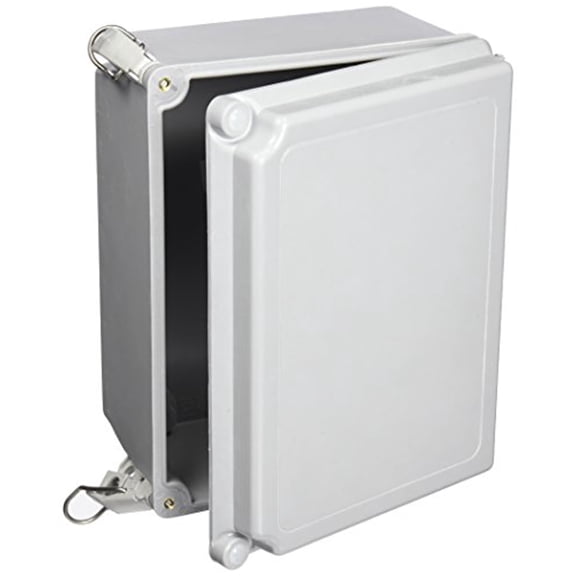 Hoffman A864CHQRFG NEMA 4X Enclosure, Solid Cover with Quick Release