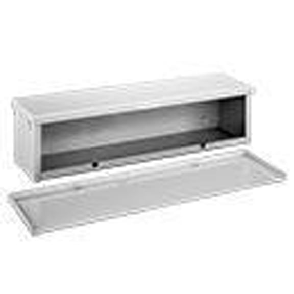 Hoffman A8872RT Wire Trough, NEMA 3R, Galvanized, Paint Finish, 8" x 8" x 72"