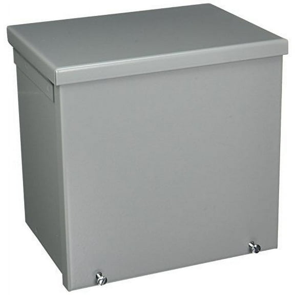Hoffman A8R86 NEMA 3R Enclosure, Screw Cover, Galvanized, Paint Finish, 8" x 8" x 6"